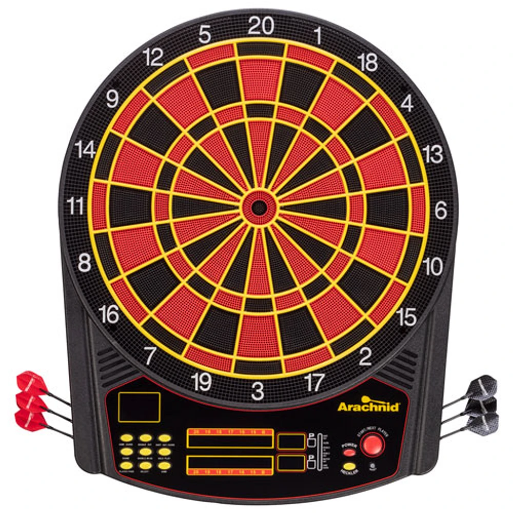 Cible de jeu de fléchettes électronique Cricket Pro 450 d'Arachnid