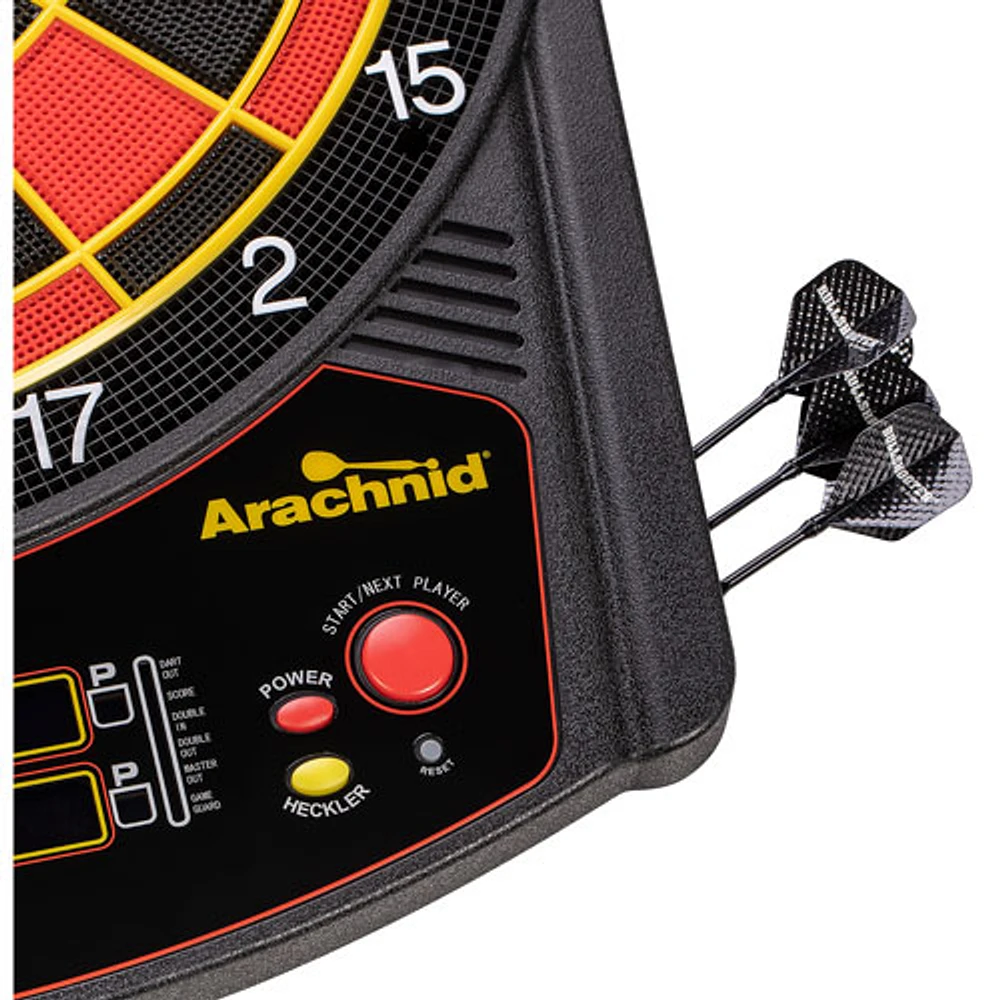 Cible de jeu de fléchettes électronique Cricket Pro 450 d'Arachnid