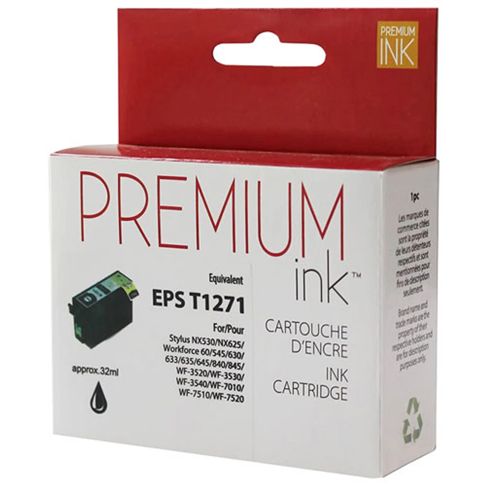 Cartouche d'encre noire de Premium Ink compatible avec Epson (T127120