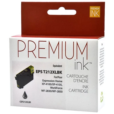 Premium Ink Black Ink Cartridge Compatible with Epson (T212XL120-S)