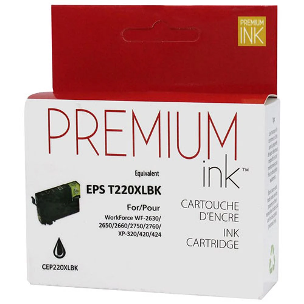 Premium Ink Black Ink Cartridge Compatible with Epson (T220XL120)