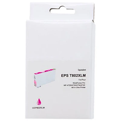 Cartouche d'encre magenta de Premium Ink compatible avec Epson (T802XL320)