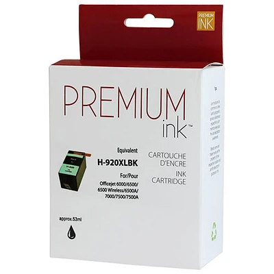 Cartouche d'encre noire Premium Ink compatible avec HP (CD975AN)