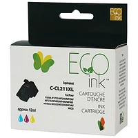 Cartouche d'encre couleur réusinée Eco Ink compatible avec Canon (CL211XL)