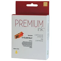 Premium Ink Yellow Ink Cartridge Compatible with Canon (CLI-251XLY)