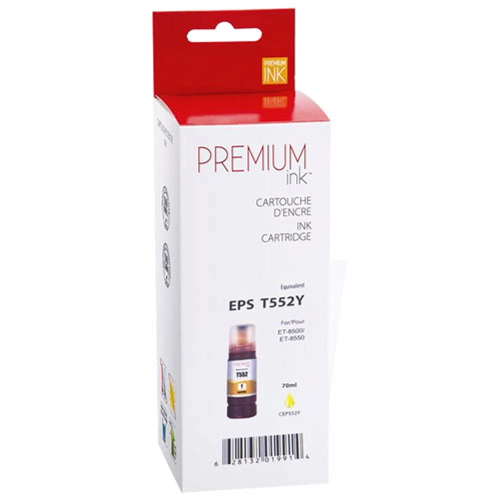 Cartouche d'encre jaune de Premium Ink compatible avec Epson (T552120)