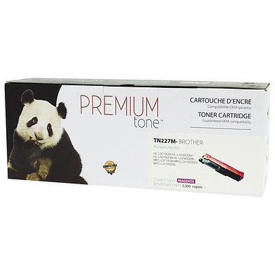 Premium Tone Magenta Toner Cartridge Compatible with Brother (TN227M)