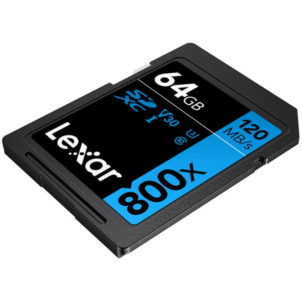 Lexar 800x 64GB 120MB/s Class 10 SDXC Memory Card