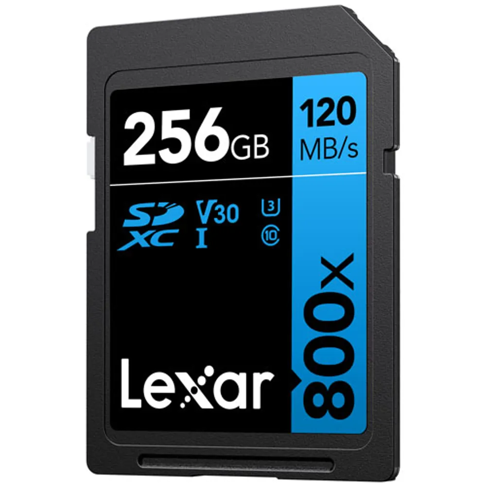 Lexar 800x 256GB 120MB/s Class 10 SDXC Memory Card