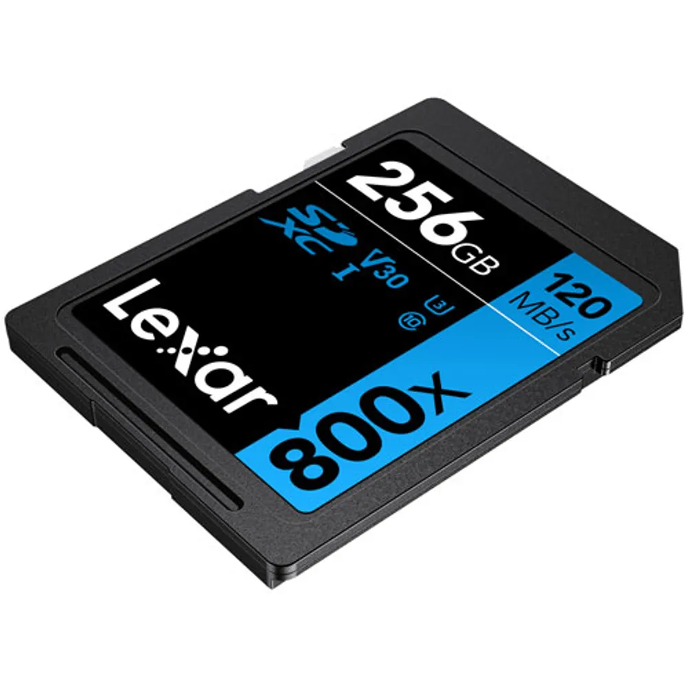 Lexar 800x 256GB 120MB/s Class 10 SDXC Memory Card