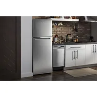 Whirlpool 25" 12.9 Cu. Ft. Top Freezer Refrigerator (WRT313CZLZ) - Stainless Steel