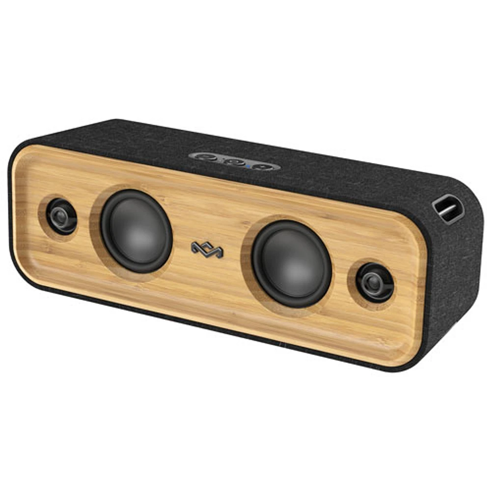 Haut-parleur sans fil étanche Bluetooth Get Together 2 de House of Marley - Noir signature