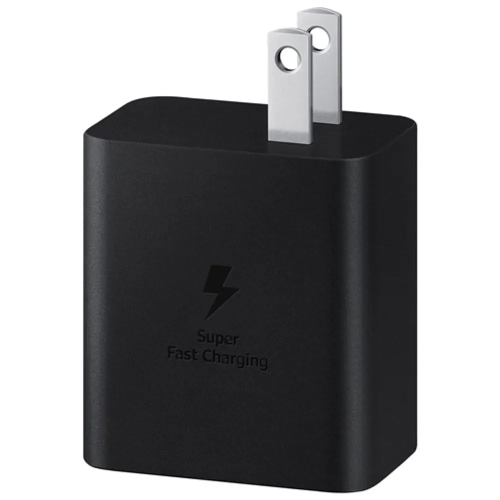 Samsung 45W Fast Charging Wall Charger with USB-C Cable - Black