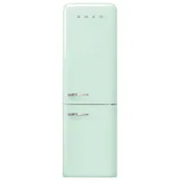 Smeg 50's Style 24" 12.9 Cu. Ft. Bottom Freezer Refrigerator w/ LED Lighting (FAB32URPG3) - Pastel Green
