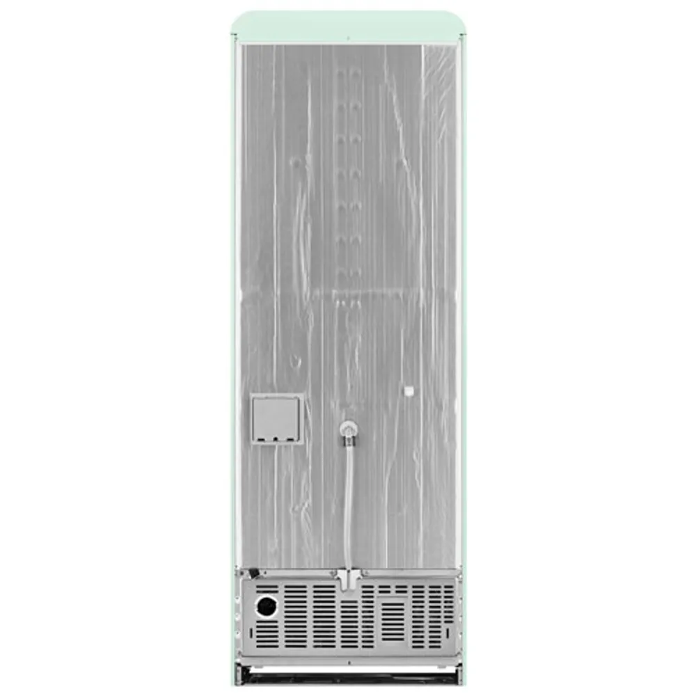 Smeg 50's Style 28" 18 Cu. Ft. Bottom Freezer Refrigerator with Ice Dispenser (FAB38URPG) - Pastel Green