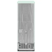 Smeg 50's Style 28" 18 Cu. Ft. Bottom Freezer Refrigerator with Ice Dispenser (FAB38URPG) - Pastel Green