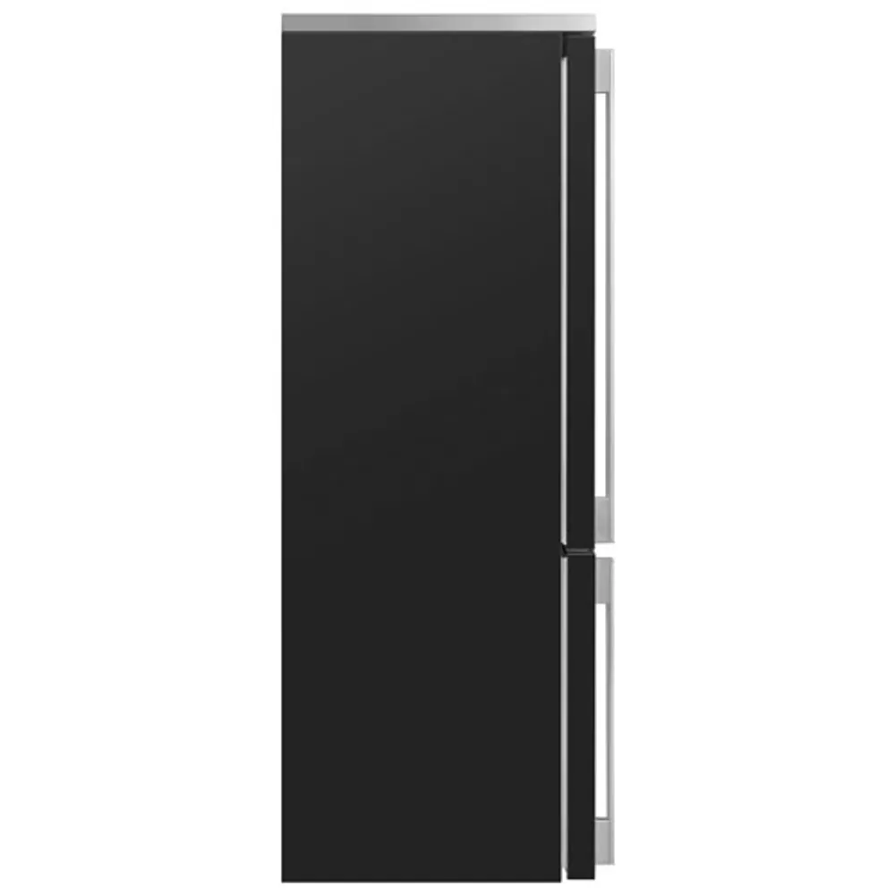 Smeg Portofino 28" 18 Cu. Ft. Bottom Freezer Refrigerator with Ice Dispenser (FA490URAN) - Anthracite