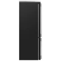 Smeg Portofino 28" 18 Cu. Ft. Bottom Freezer Refrigerator with Ice Dispenser (FA490URAN) - Anthracite