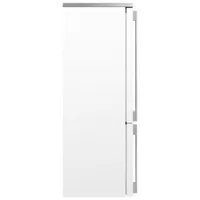 Smeg Portofino 28" 18 Cu. Ft. Bottom Freezer Refrigerator with Ice Dispenser (FA490URWH) - White