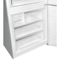 Smeg Portofino 28" 18 Cu. Ft. Bottom Freezer Refrigerator with Ice Dispenser (FA490URX) - Stainless Steel