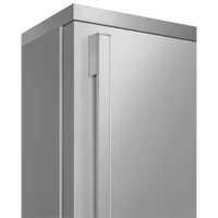 Smeg Portofino 28" 18 Cu. Ft. Bottom Freezer Refrigerator with Ice Dispenser (FA490URX) - Stainless Steel