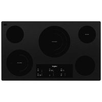 Whirlpool 36" 5-Element Electric Cooktop (WCE97US6KB) - Black