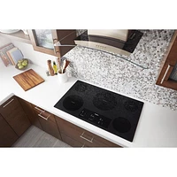 Whirlpool 36" 5-Element Electric Cooktop (WCE97US6KB) - Black