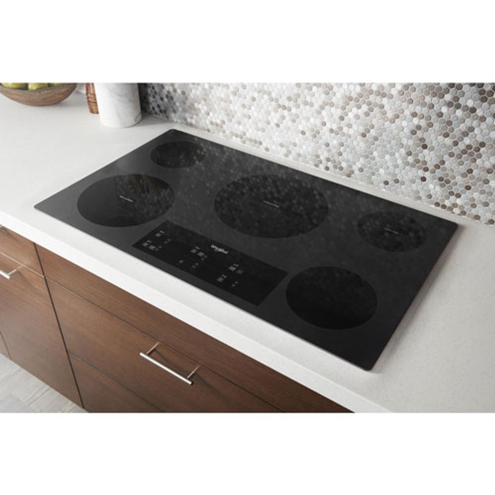 Whirlpool 36" 5-Element Electric Cooktop (WCE97US6KS) - Stainless Steel