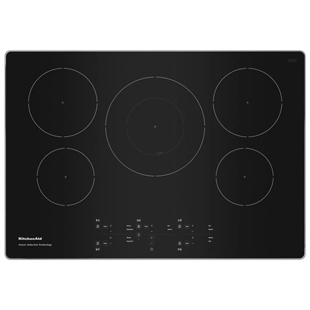 KitchenAid 30" 5-Element Induction Cooktop (KCIG550JSS) - Stainless Steel