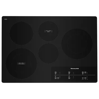 KitchenAid 30" 5-Element Electric Cooktop (KCES950KSS) - Stainless Steel