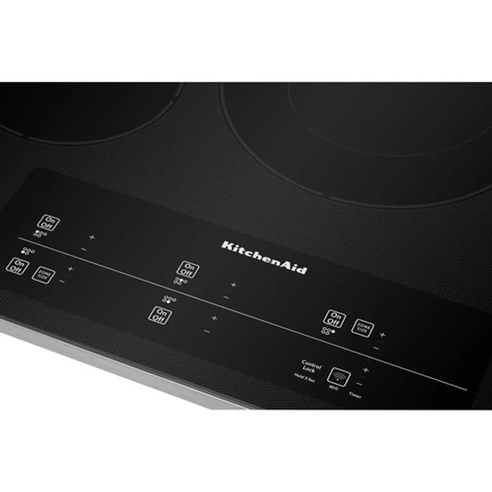 KitchenAid 30" 5-Element Electric Cooktop (KCES950KSS) - Stainless Steel