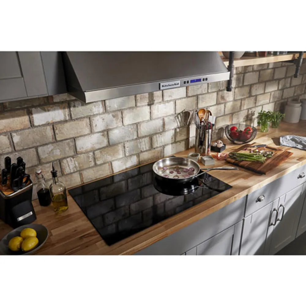 KitchenAid 30" 5-Element Electric Cooktop (KCES950KBL) - Black