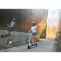 OKAI Neon ES20 Adult Electric Scooter (300W Motor/40km Range/25km/h Top Speed) - White