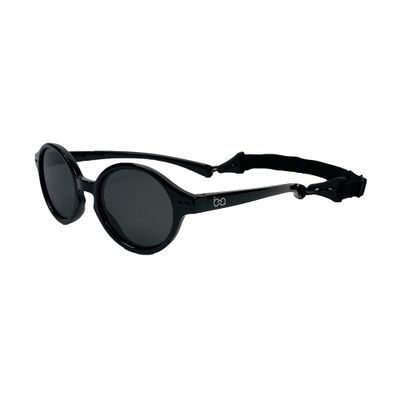 Babyfied Apparel - Sunglasses - Glossy Rounds - Black