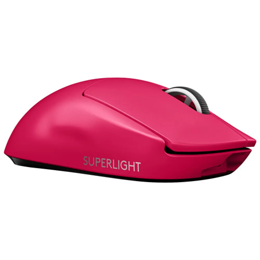 Logitech G Pro X Superlight 25600 DPI Wireless HERO Optical Gaming Mouse - Magenta