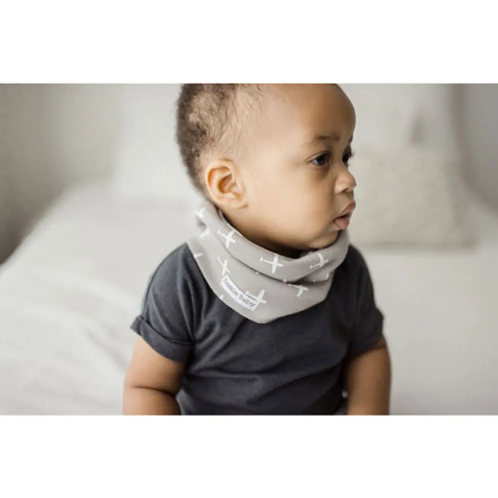 Bavette BandoBib Infinity de Bazzle Baby - 3 à 24 mois - Paquet de 4