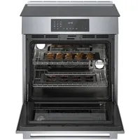 Bosch 30" 4.6 Cu. Ft. True Convection Slide-In Induction Range (HII8057C) - Stainless Steel