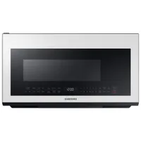 Samsung BESPOKE Over-The-Range Microwave - 2.1 Cu. Ft. - White Glass