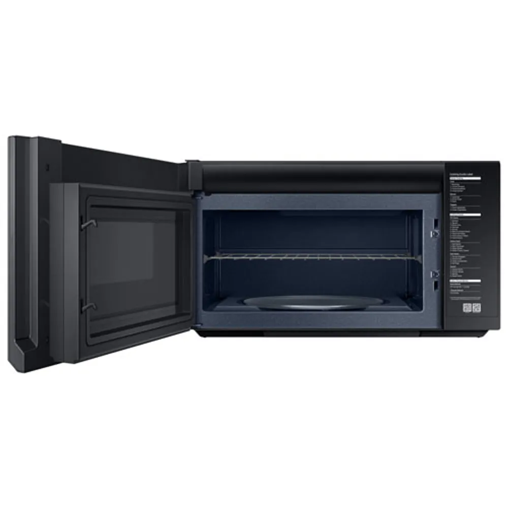 Samsung BESPOKE Over-The-Range Microwave - 2.1 Cu. Ft. - White Glass