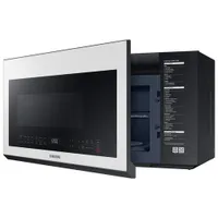 Samsung BESPOKE Over-The-Range Microwave - 2.1 Cu. Ft. - White Glass