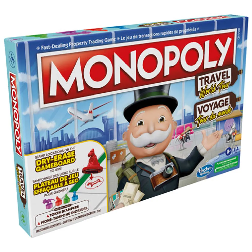 Monopoly Travel World Tour Board Game