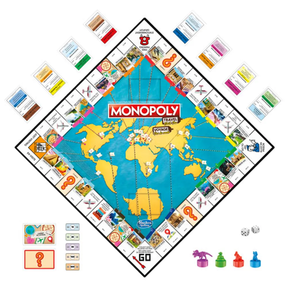 Monopoly Travel World Tour Board Game