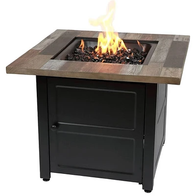 Endless Summer Cayden Propane Fire Pit Table - 50000 BTU - Bronze