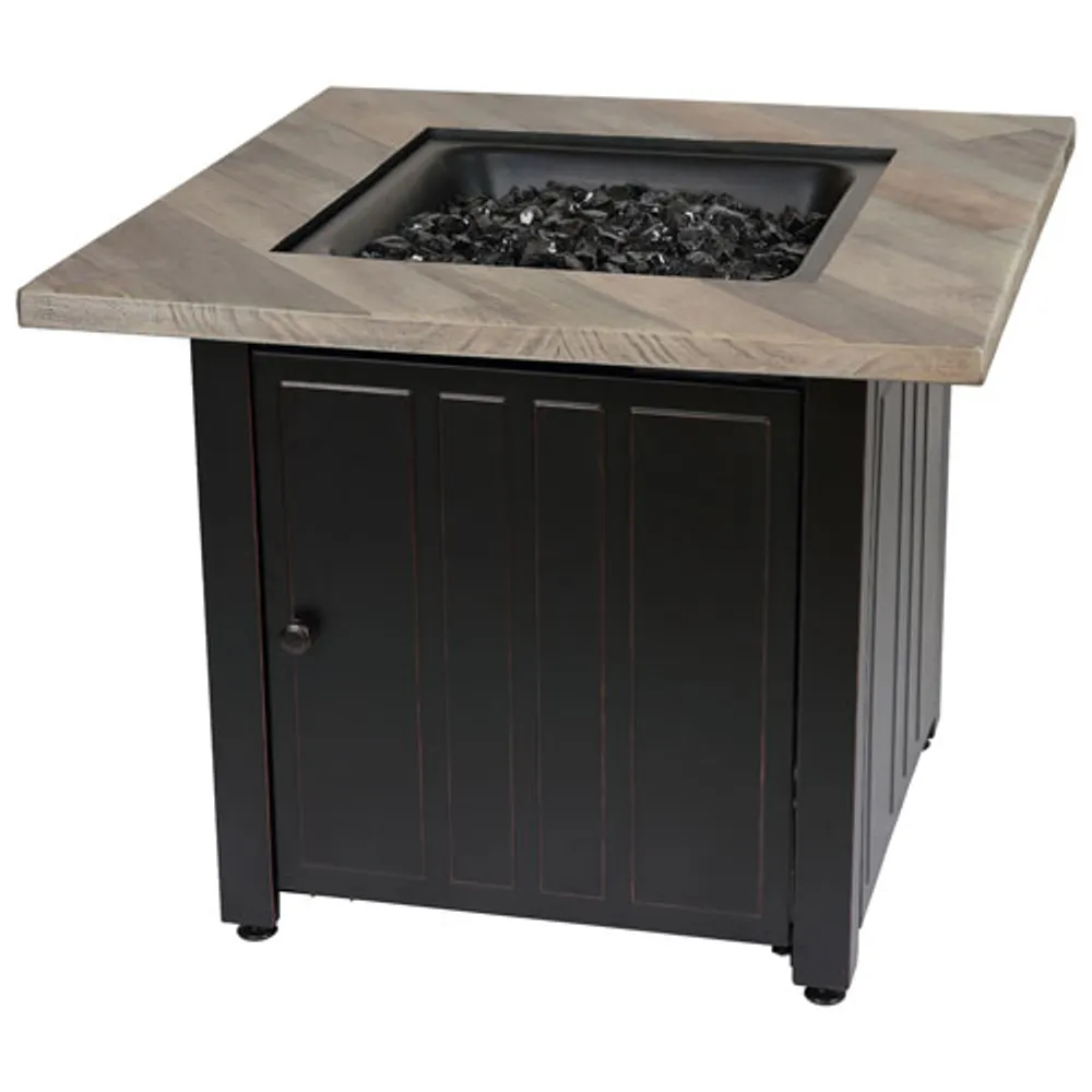 Table avec foyer au propane Harper d'Endless Summer - 50 000 BTU - Bronze