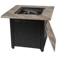 Table avec foyer au propane Harper d'Endless Summer - 50 000 BTU - Bronze