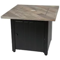 Table avec foyer au propane Harper d'Endless Summer - 50 000 BTU - Bronze