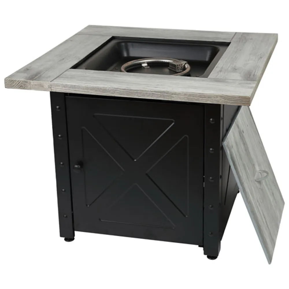 Endless Summer Mason Propane Fire Pit Table - 50000 BTU - Black