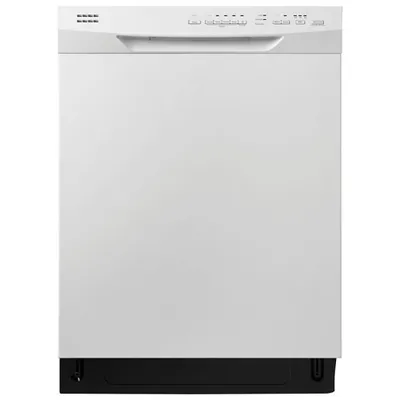 Insignia 24" 51dB Built-In Dishwasher with Stainless Steel Tub (NS-DWRF2WH3) - White - Only at Best Buy