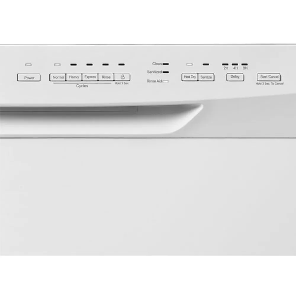 Insignia 24" 51dB Built-In Dishwasher with Stainless Steel Tub (NS-DWRF2WH3) - White - Only at Best Buy