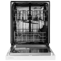 Insignia 24" 51dB Built-In Dishwasher with Stainless Steel Tub (NS-DWRF2WH3) - White - Only at Best Buy